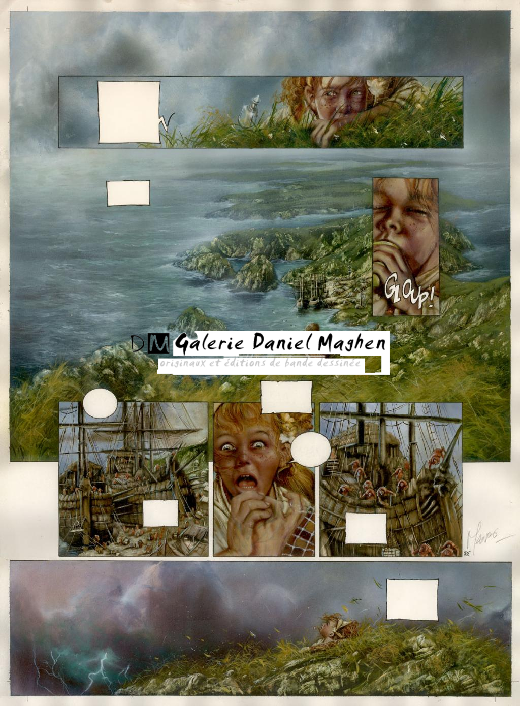 Planche originale - Emmanuel Civiello - Technique mixte - 3847