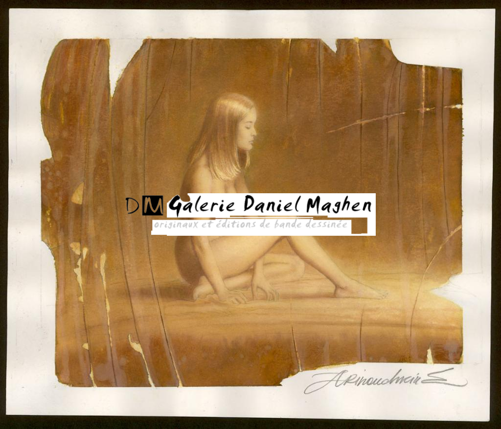 Nue - Andréï Arinouchkine - Aquarelle sur papier - 3858