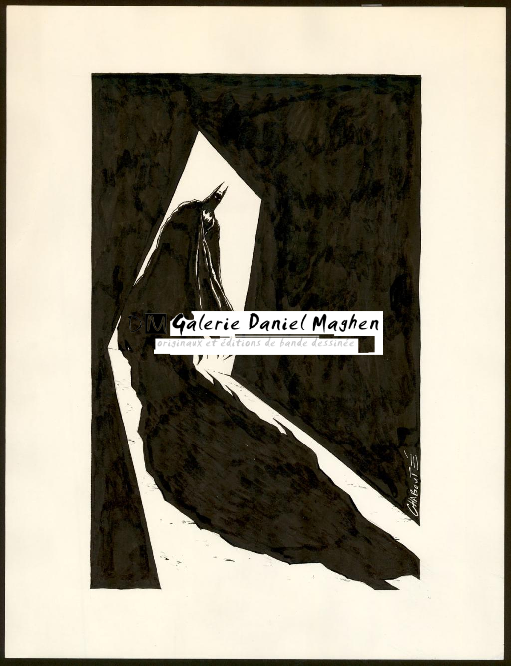 Illustration originale - Christophe Chabouté - Encre de Chine sur papier - 3862