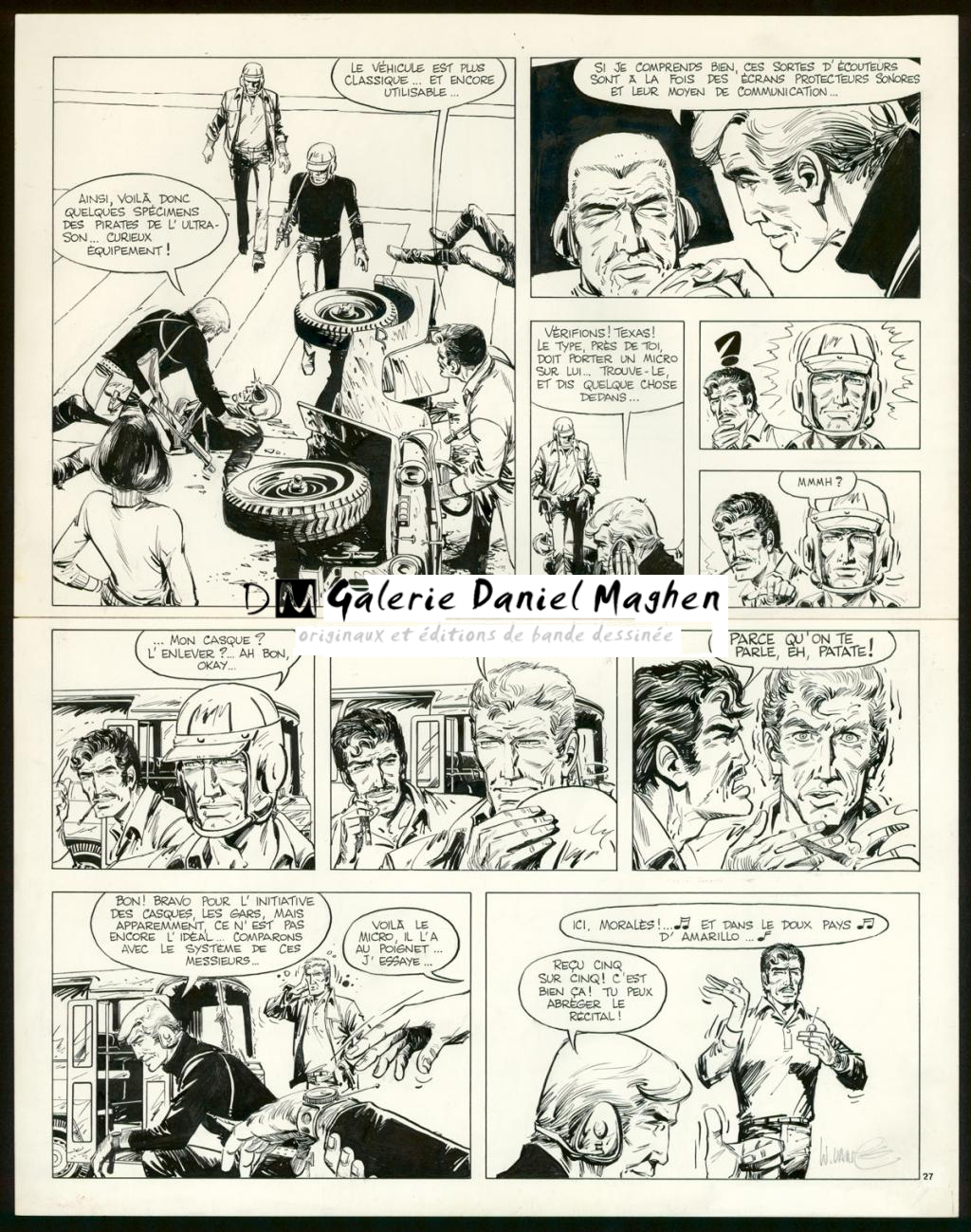 Planche originale n°27 - William Vance - Encre de Chine sur papier - 4416