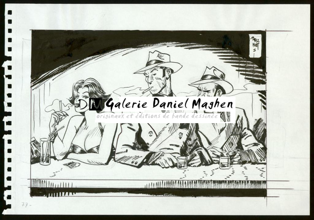 Illustration originale - Jordi Bernet - Encre de Chine et mine de plomb sur papier - 3967