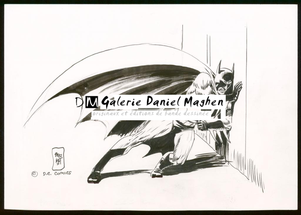 Illustration originale - Jordi Bernet - Encre de Chine et mine de plomb sur papier - 3988