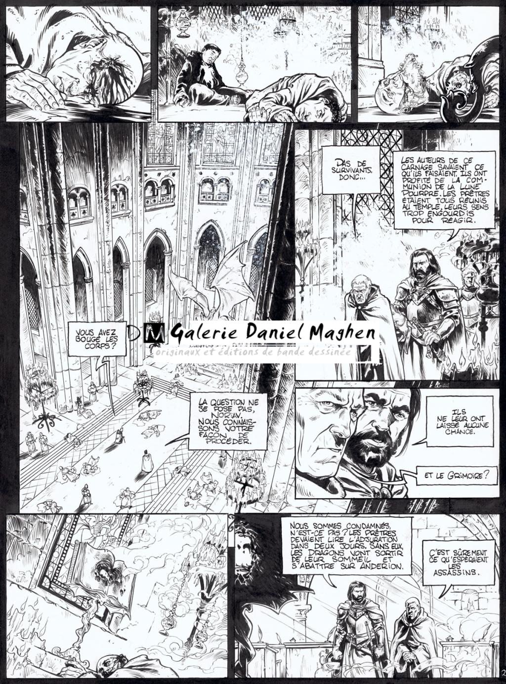 planche originale n°02 - Jean Charles Poupard - Encre de Chine - 4764