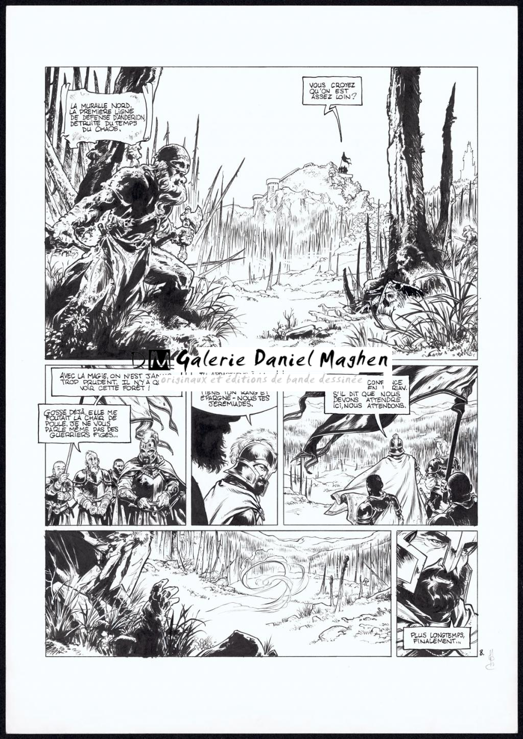 planche originale n°08 - Jean Charles Poupard - Encre de Chine - 4932