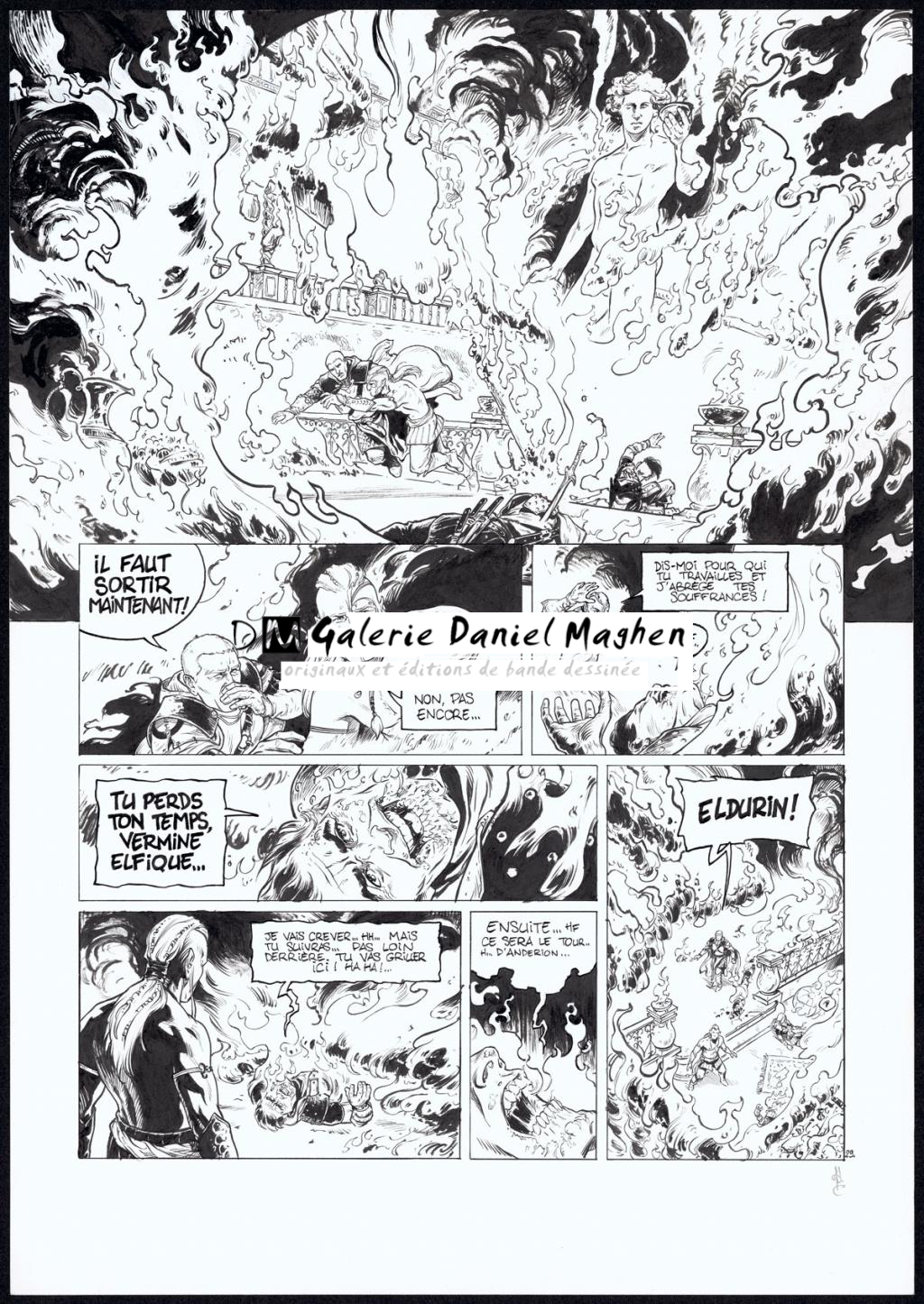 planche originale n°29 - Jean Charles Poupard - Encre de Chine - 4930