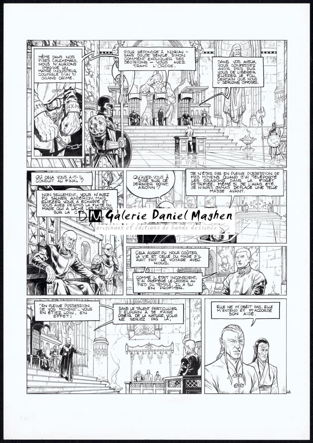 planche originale n°48 - Jean Charles Poupard - Encre de Chine - 4740