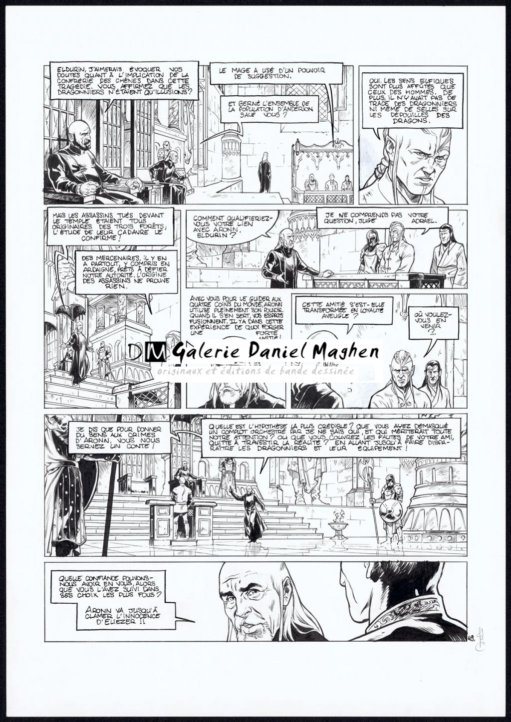 planche originale n°49 - Jean Charles Poupard - Encre de Chine - 4741