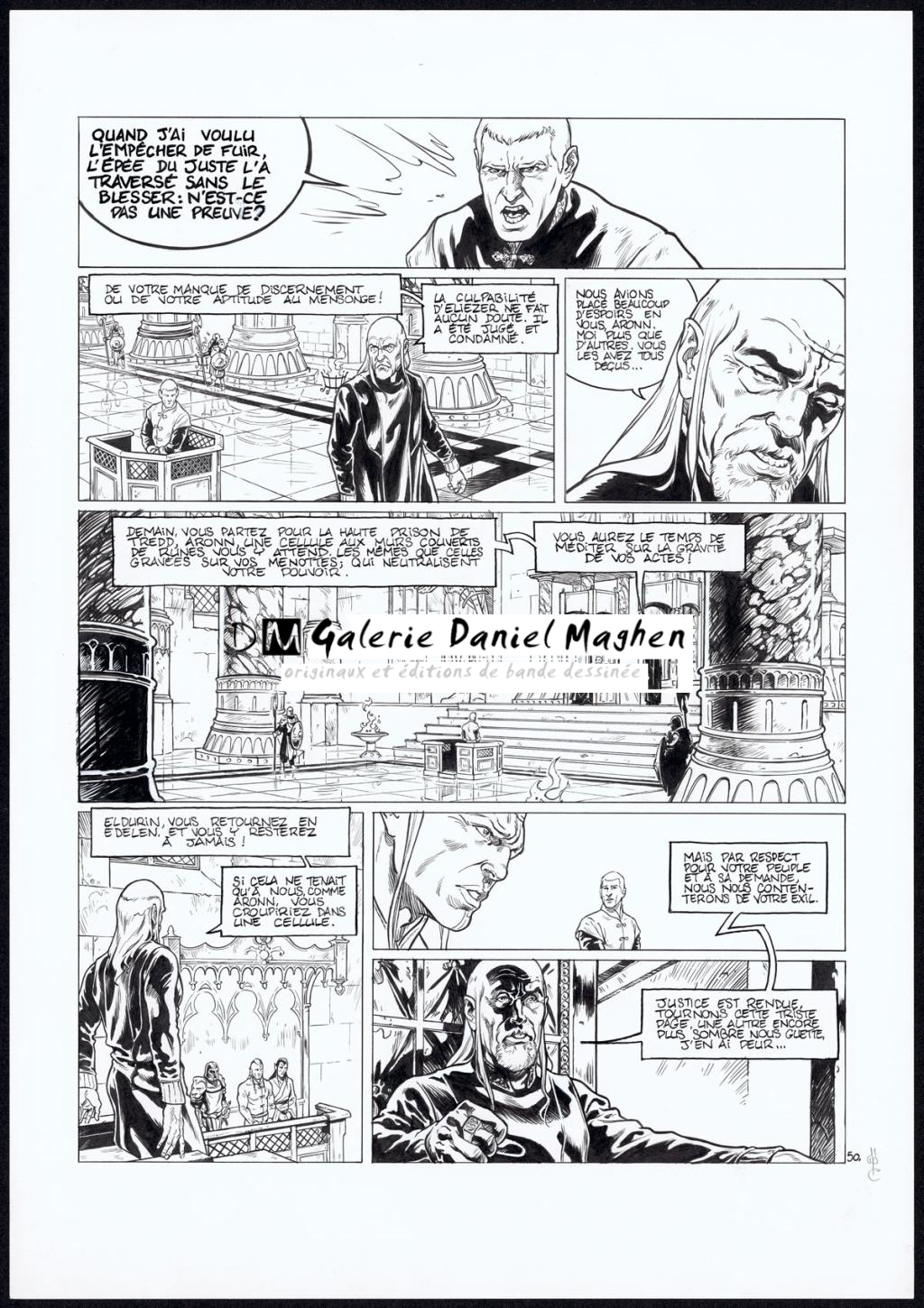 planche originale n°50 - Jean Charles Poupard - Encre de Chine - 4742