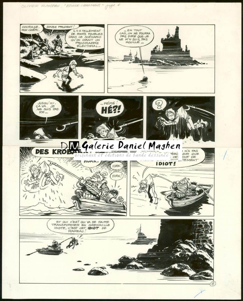 Planche originale n°6 - Dany - Encre de Chine sur papier - 4060