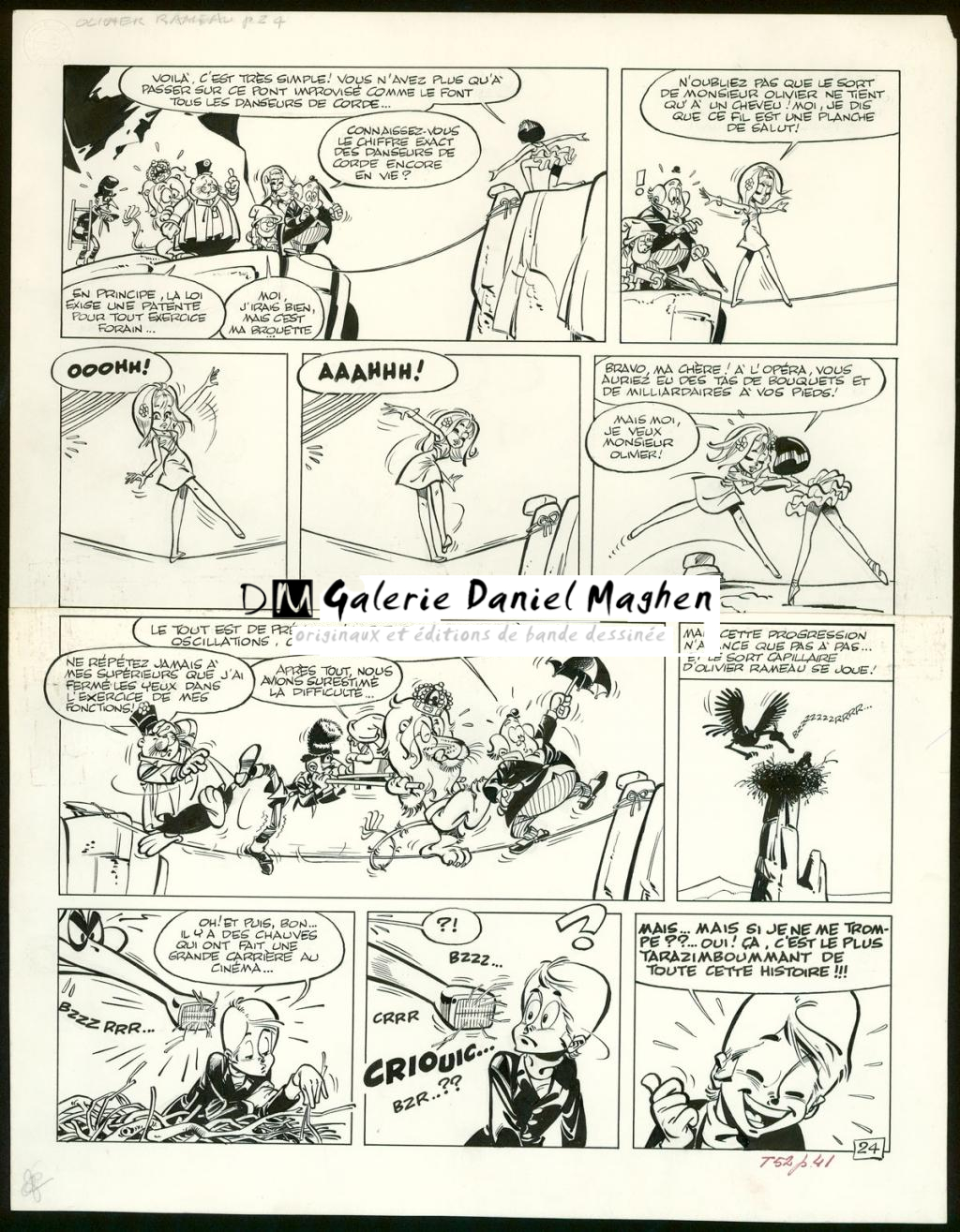 Planche originale n°24 - Dany - Encre de Chine sur papier - 4057