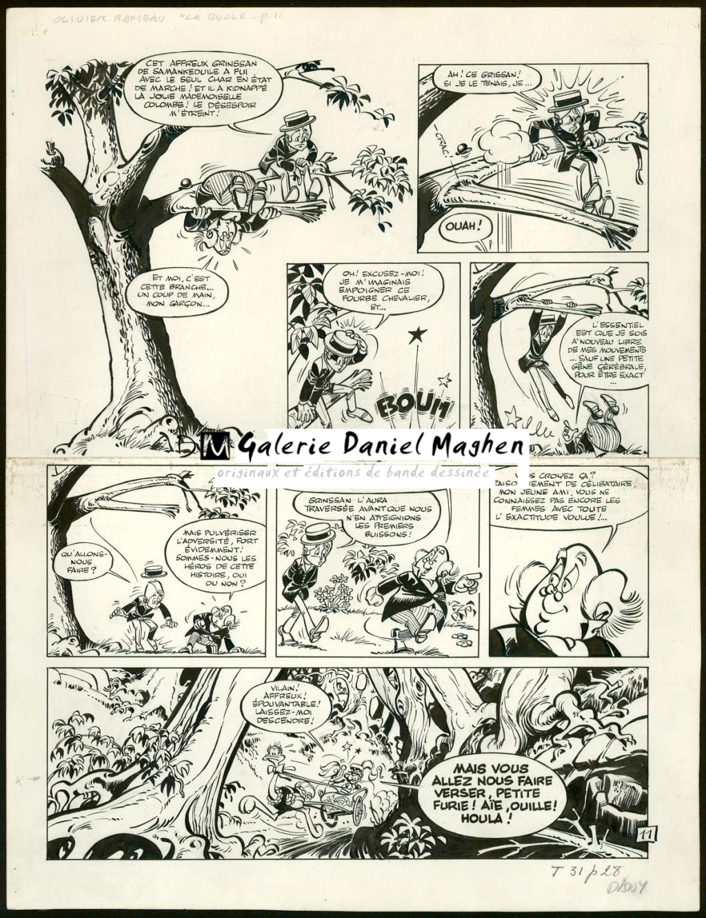 Planche originale n°11 - Dany - Encre de Chine sur papier - 4055