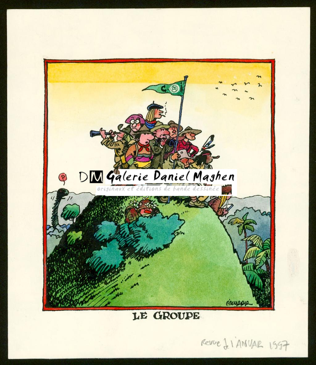 illustration originale - F'murr - Aquarelle et encre de Chine sur papier - 3715