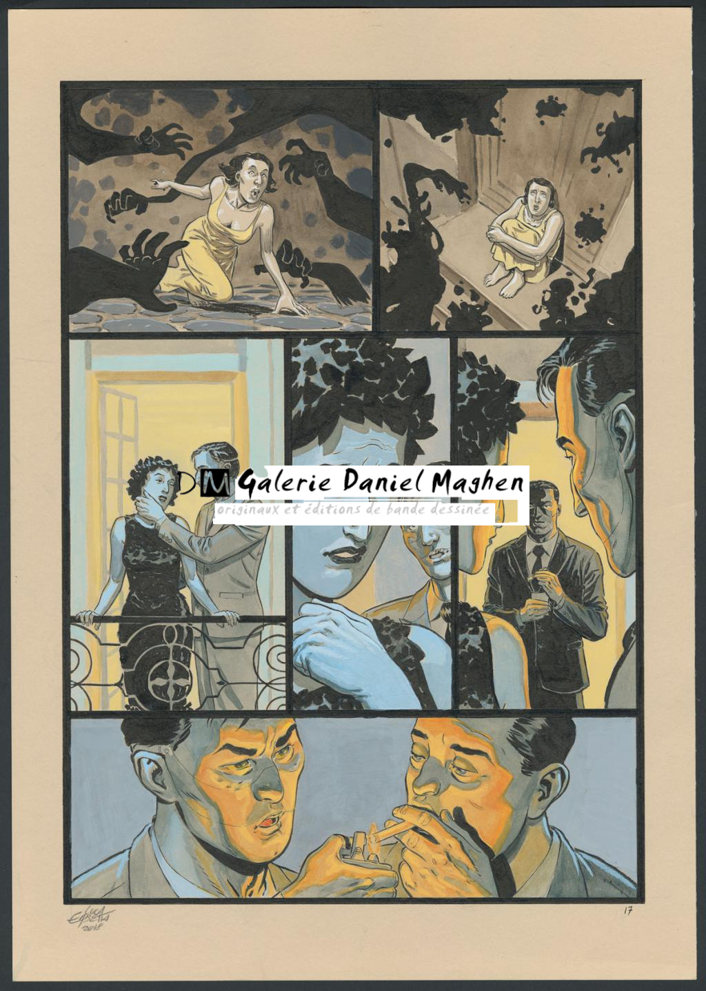 Planche originale 17 - Erbetta Luca - Gouache et encre de Chine - 4078