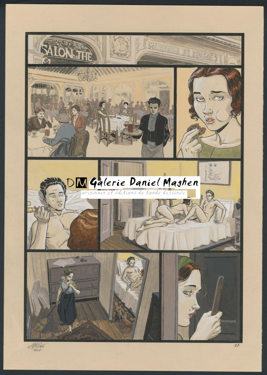 Planche originale 27 - Erbetta Luca - Gouache et encre de Chine - 4076