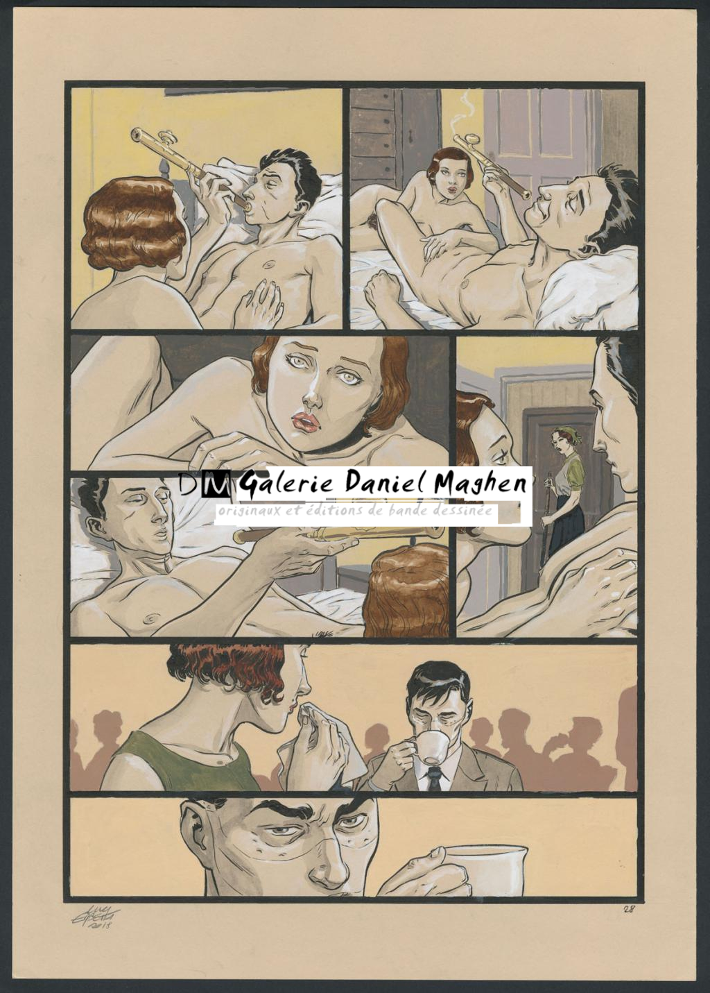 Planche originale 28 - Erbetta Luca - Gouache et encre de Chine - 4075