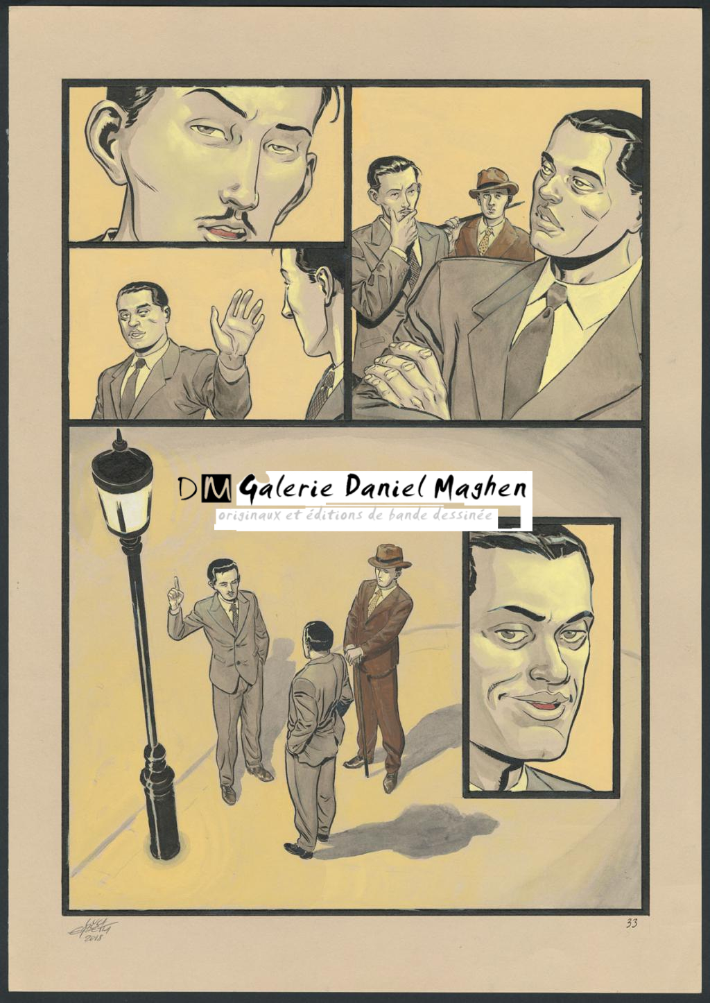 Planche originale 33 - Erbetta Luca - Gouache et encre de Chine - 4074