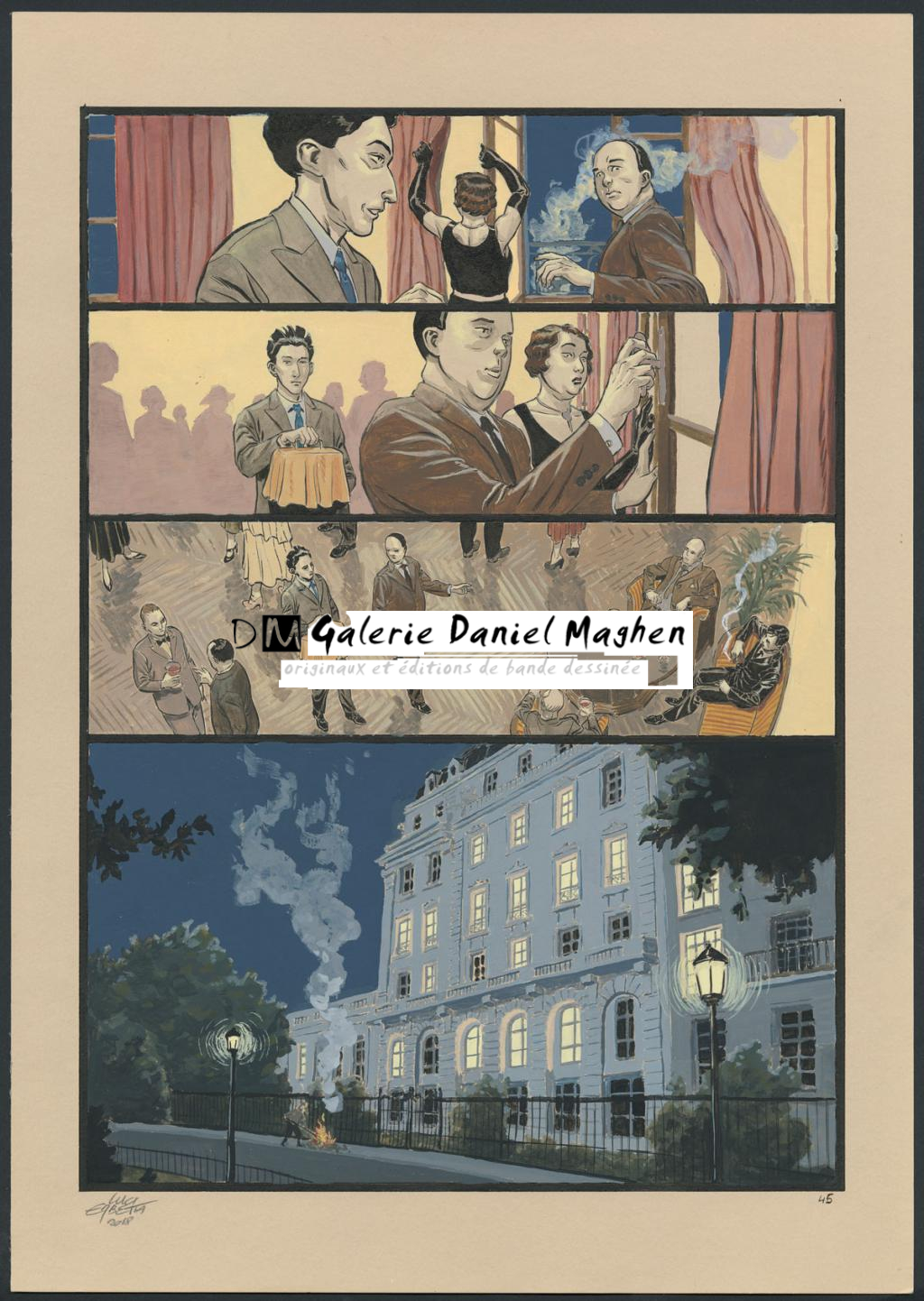 Planche originale 45 - Erbetta Luca - Gouache et encre de Chine - 4070