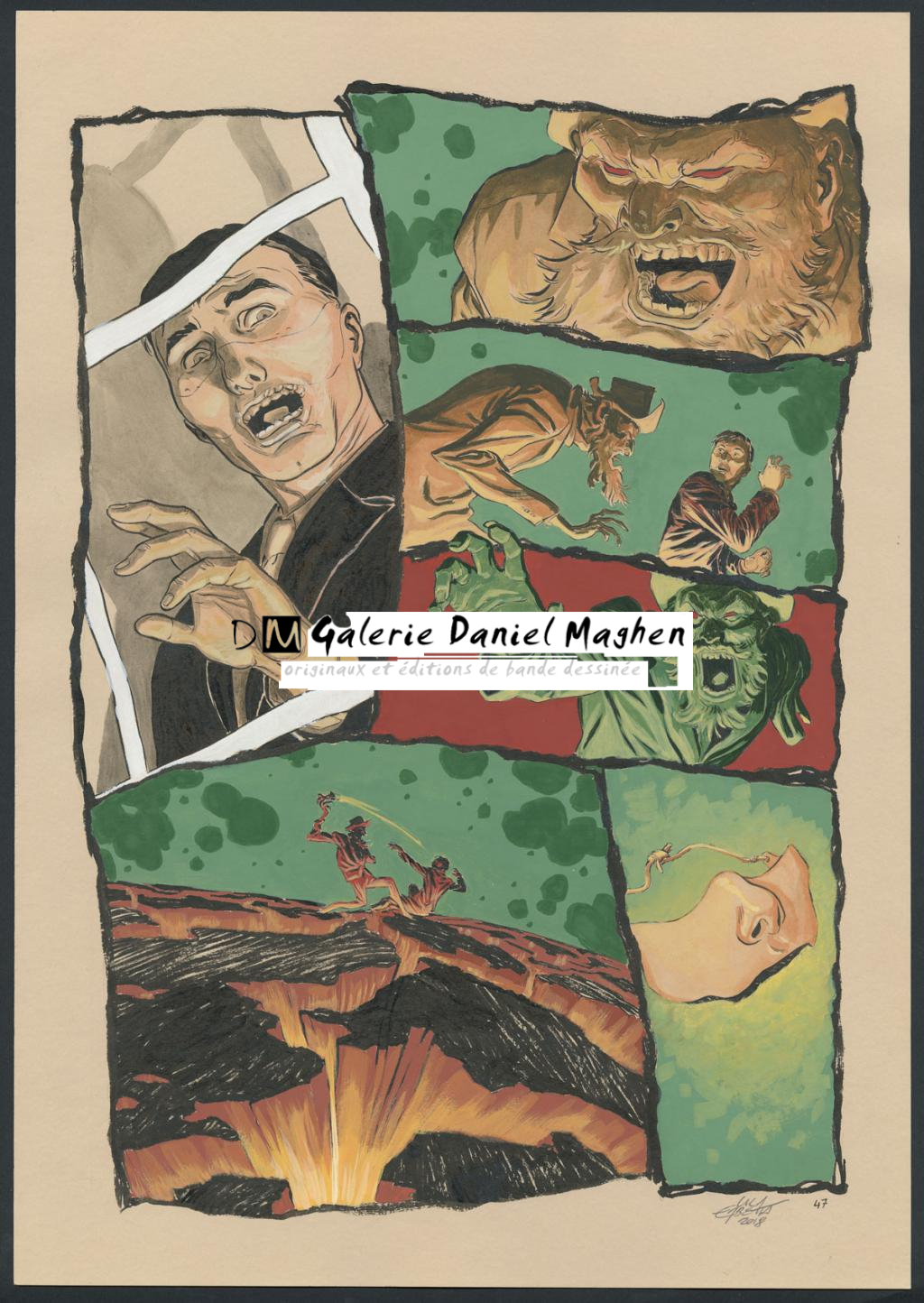 Planche originale 47 - Erbetta Luca - Gouache et encre de Chine - 4068