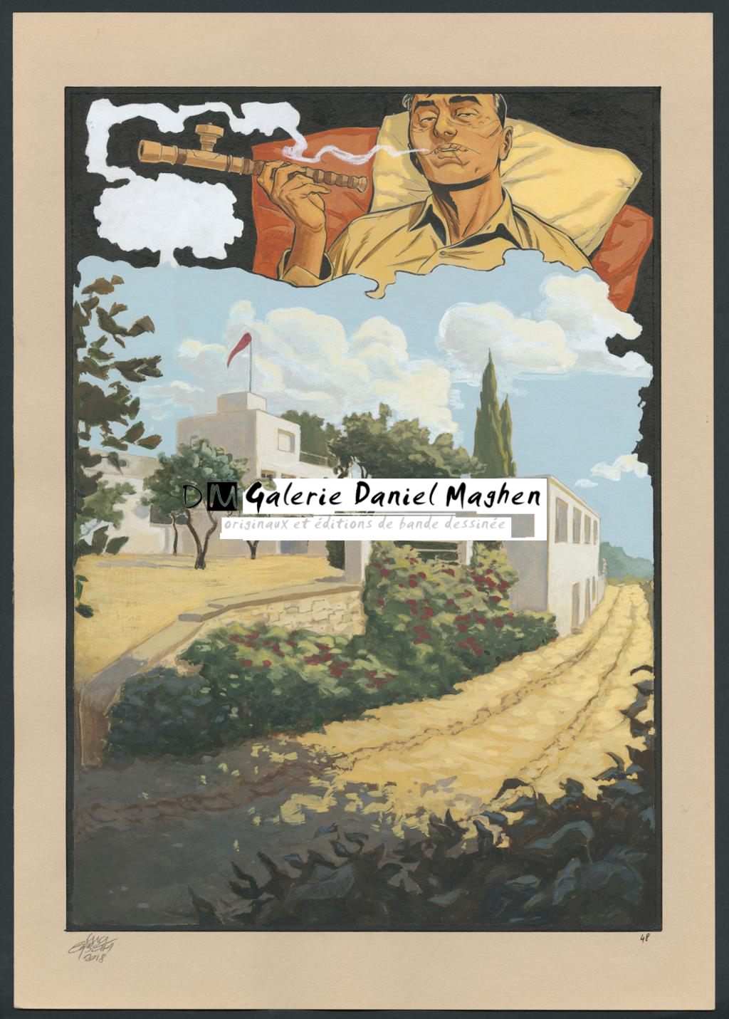 Planche originale 48 - Erbetta Luca - Gouache et encre de Chine - 4067