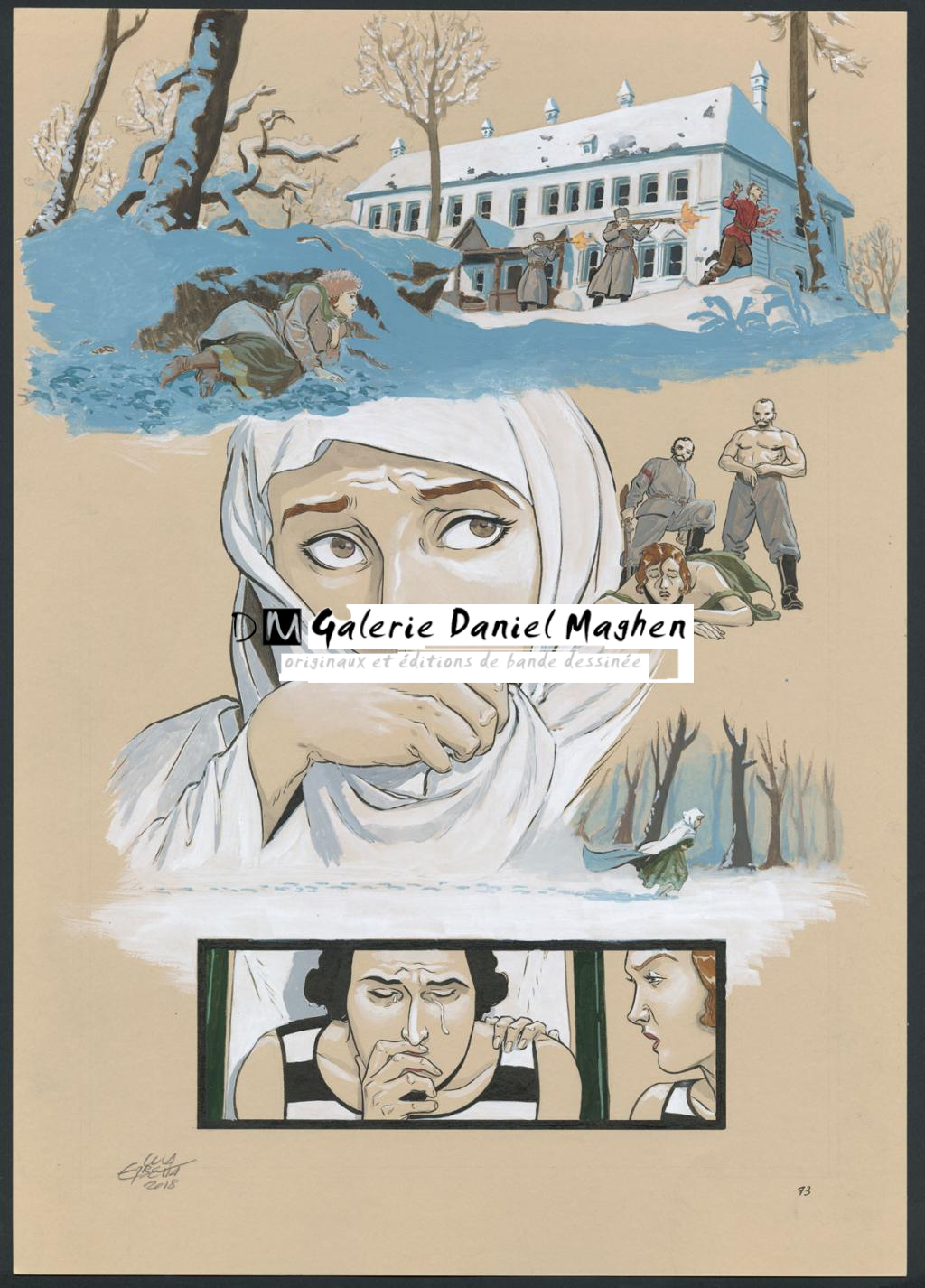 Planche originale 73 - Erbetta Luca - Gouache et encre de Chine - 4066