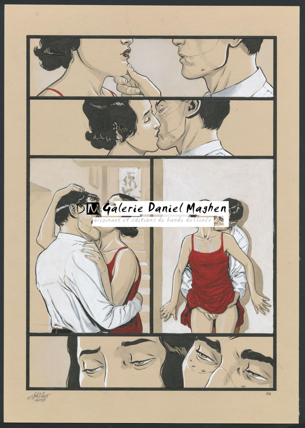 Planche originale 76 - Erbetta Luca - Gouache et encre de Chine - 4310