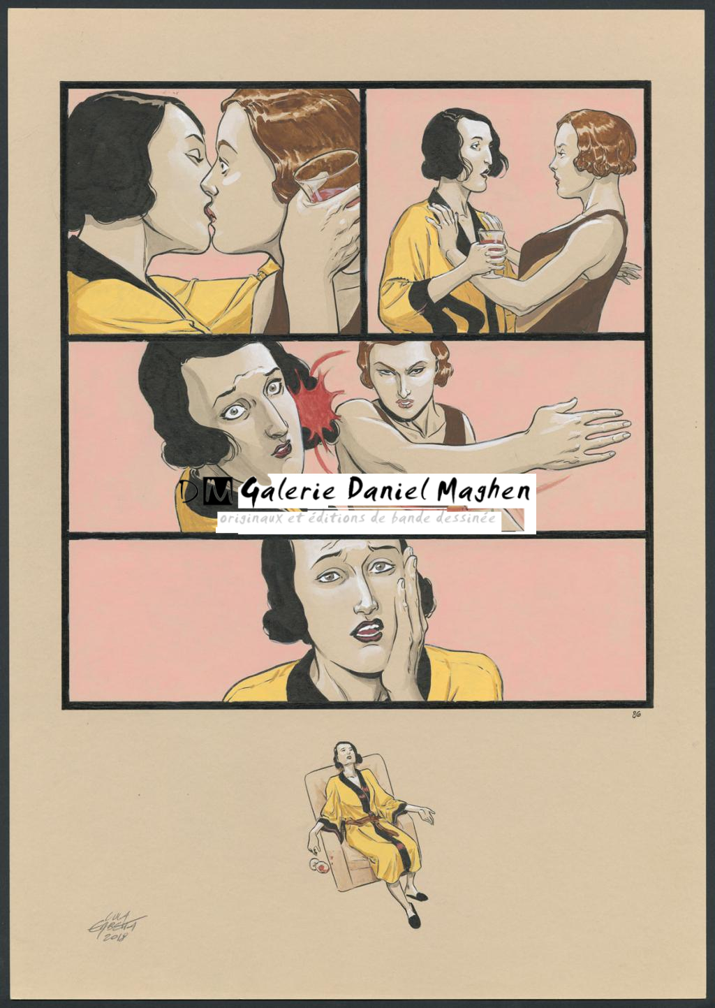 Planche originale 86 - Erbetta Luca - Gouache et encre de Chine - 4064