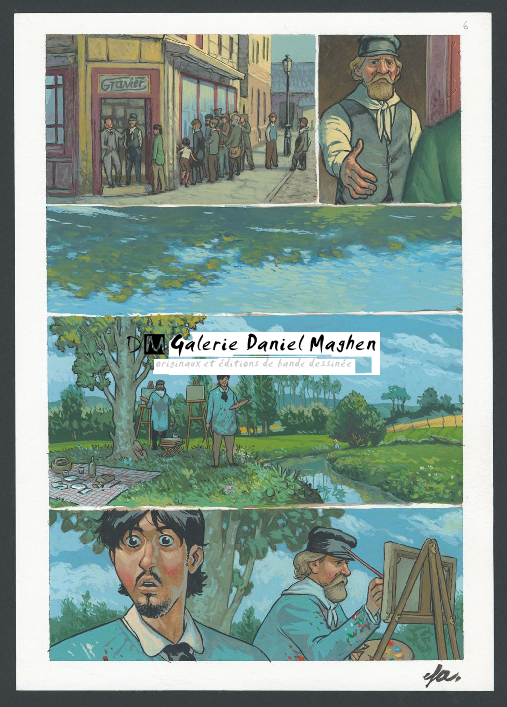 Planche originale n°6 - Efa - Gouache sur papier - 4225