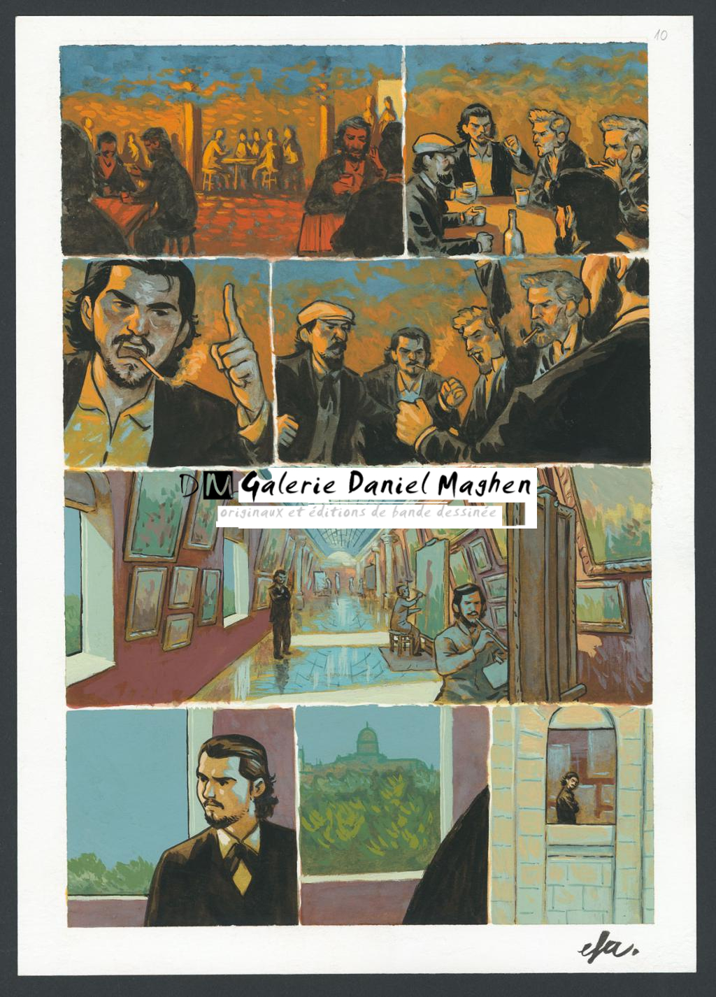 Planche originale n°10 - Efa - Gouache sur papier - 4297