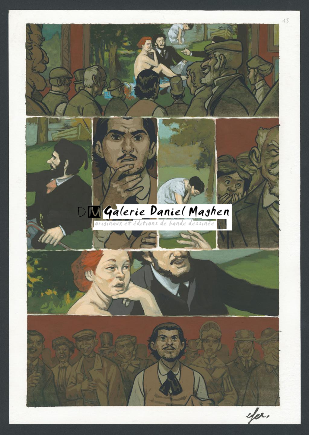 Planche originale n°13 - Efa - Gouache sur papier - 4295