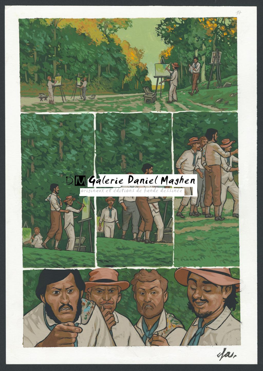 Planche originale n°17 - Efa - Gouache sur papier - 4293