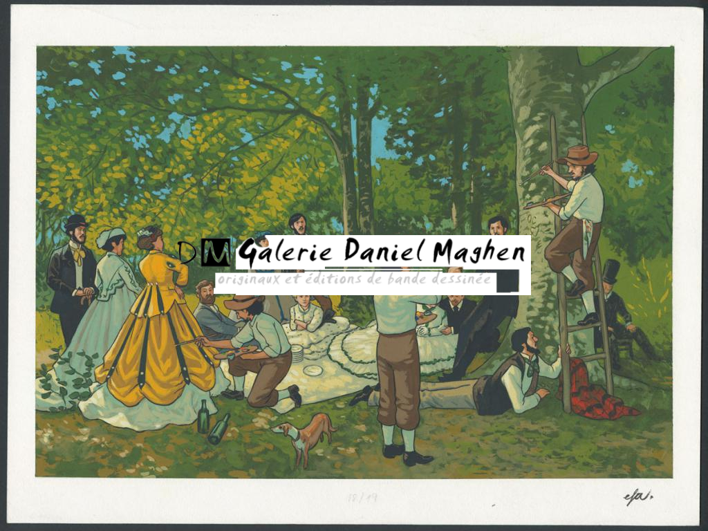 Double-planche originale n°18 et 19 - Efa - Gouache sur papier - 4292