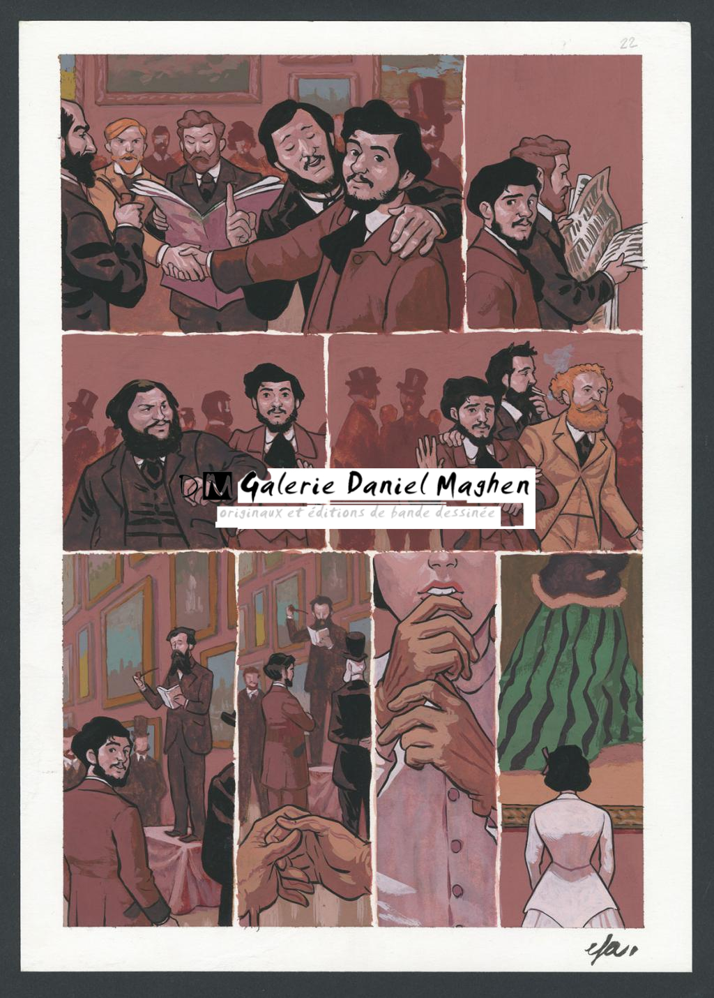 Planche originale n°22 - Efa - Gouache sur papier - 4220