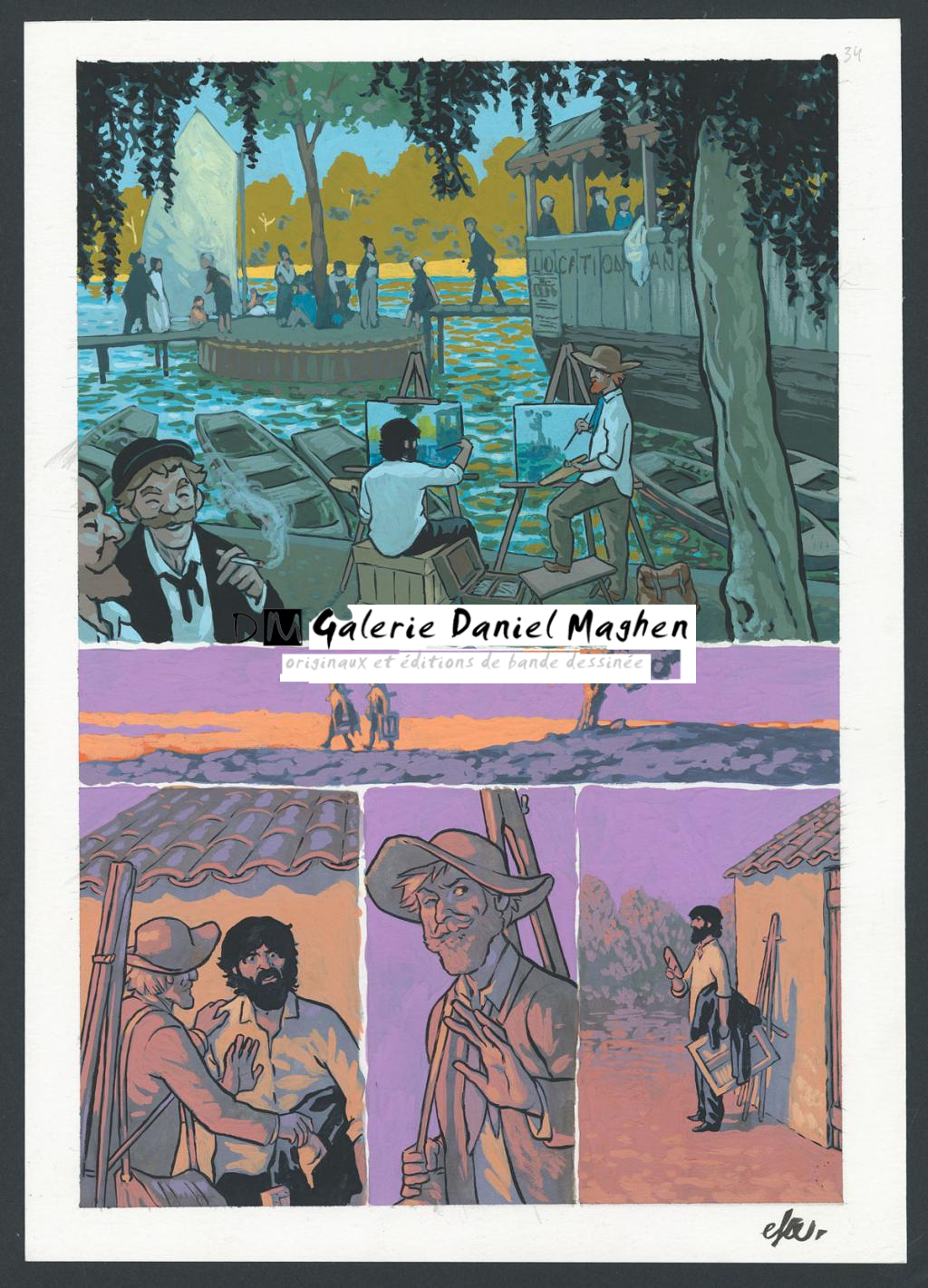 Planche originale n°34 - Efa - Gouache sur papier - 4218