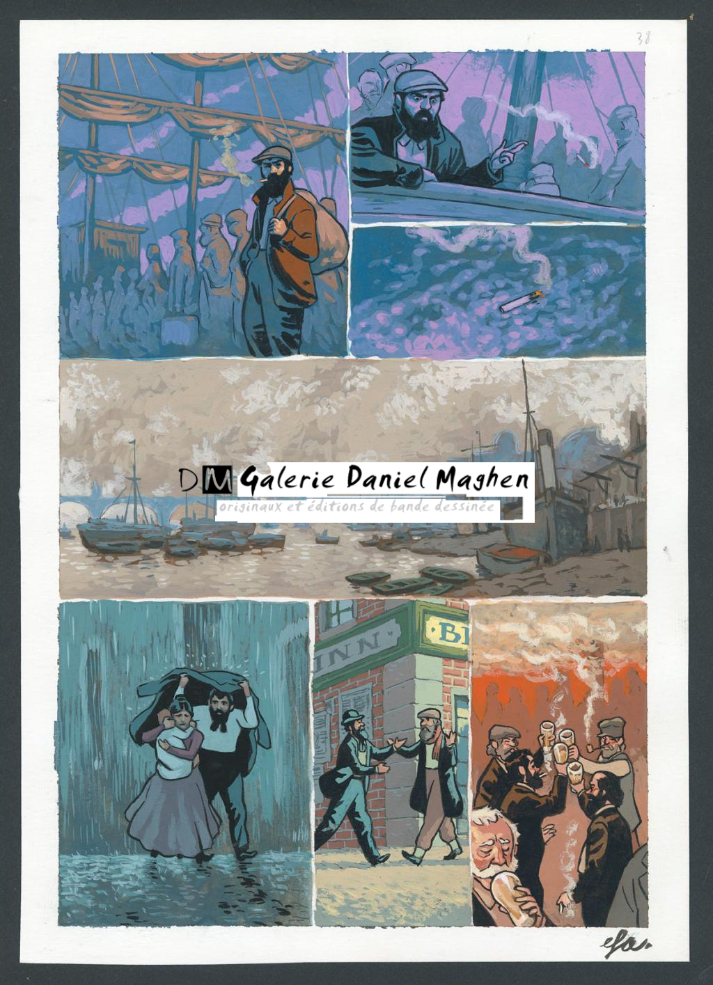 Planche originale n°38 - Efa - Gouache sur papier - 4217