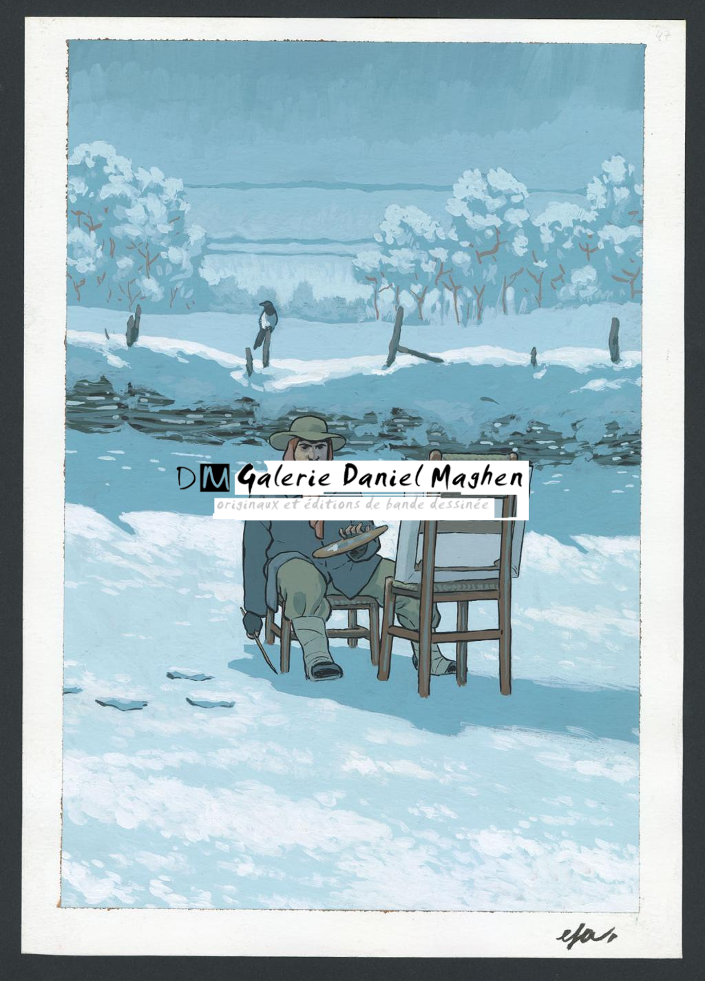 Planche originale n°47 - Efa - Gouache sur papier - 4214