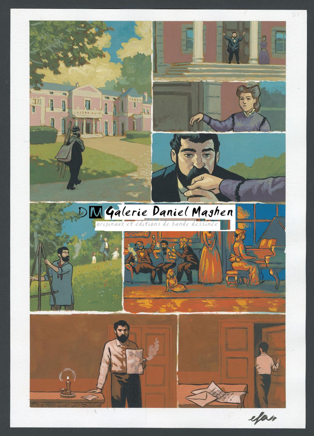 Planche originale n°51 - Efa - Gouache sur papier - 4213