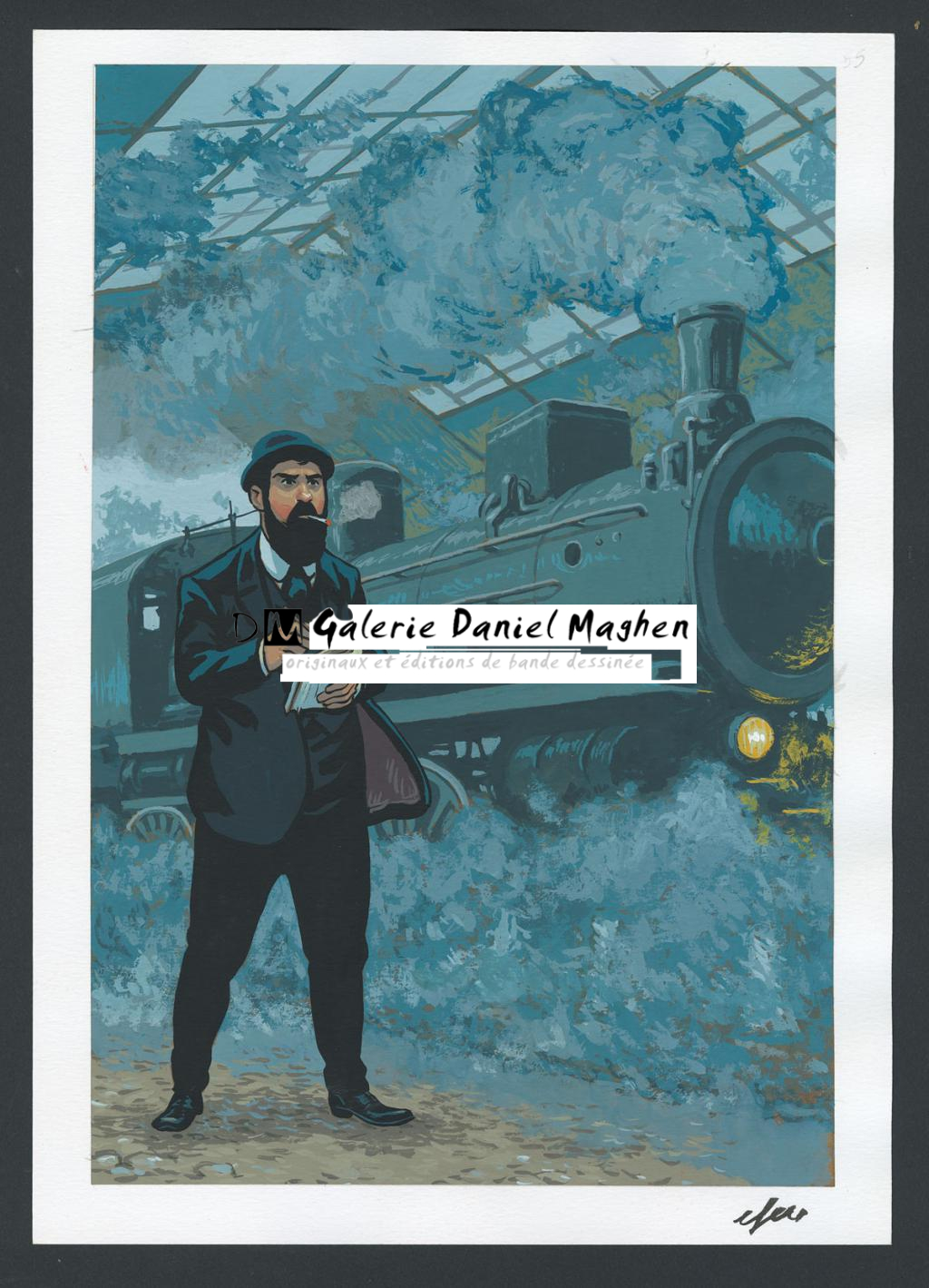 Planche originale n°55 - Efa - Gouache sur papier - 4210