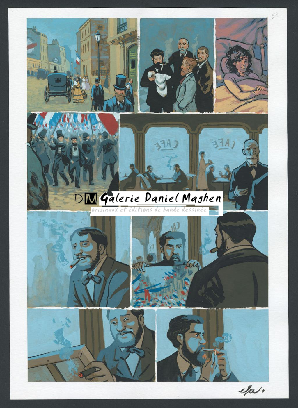 Planche originale n°57 - Efa - Gouache sur papier - 4209