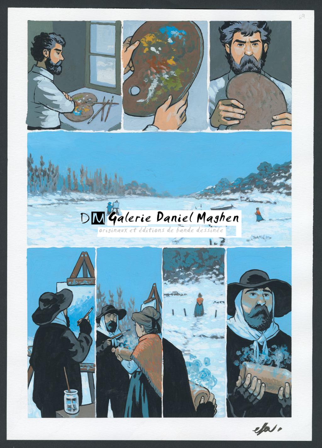 Planche originale n°69 - Efa - Gouache sur papier - 4208