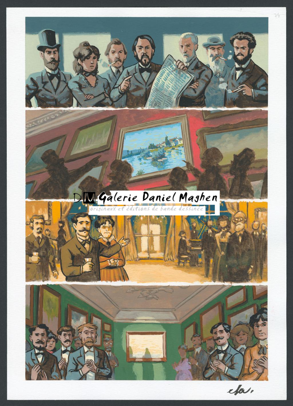 Planche originale n°78 - Efa - Gouache sur papier - 4207