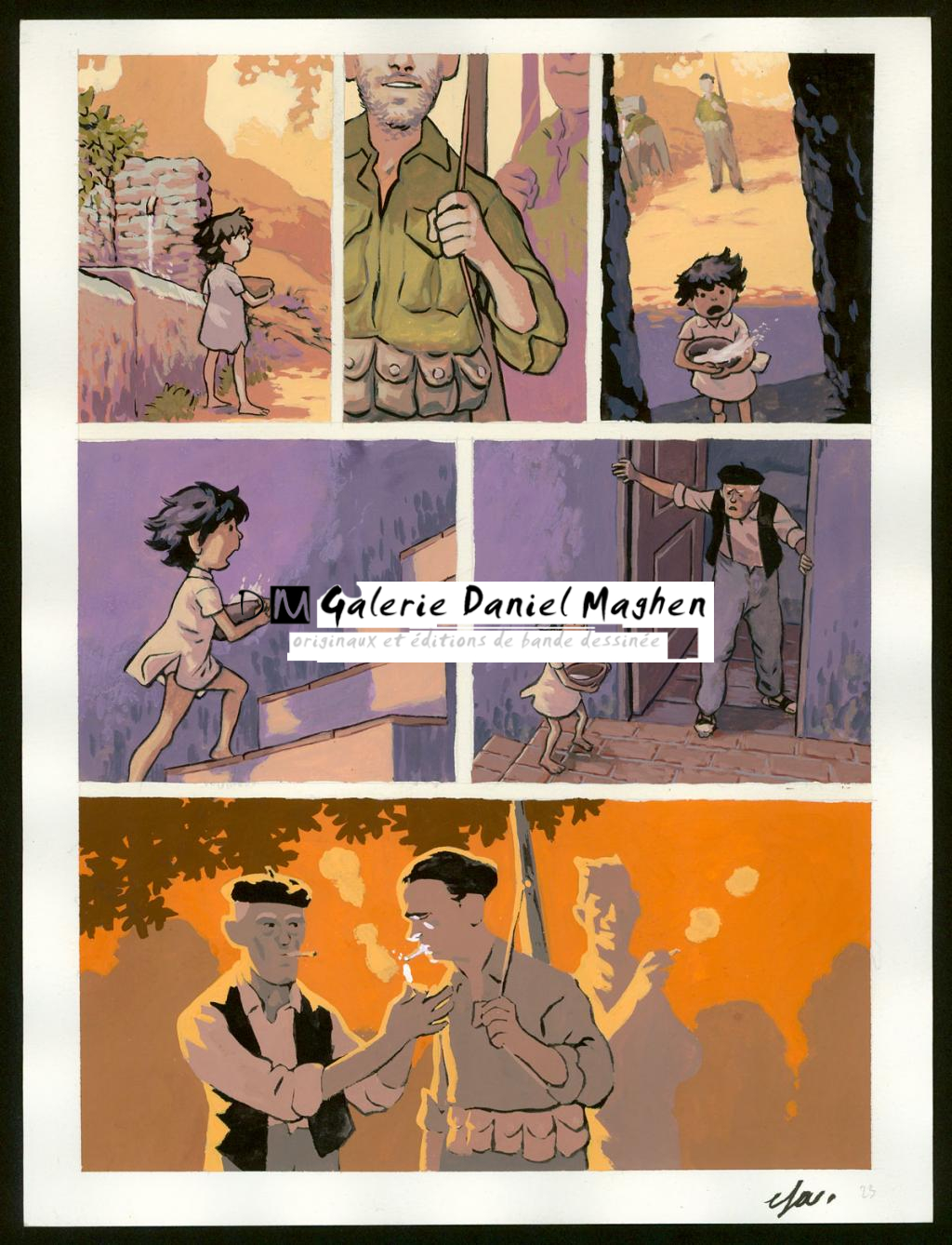 Planche originale n°23 - Efa - Gouache sur papier - 4204