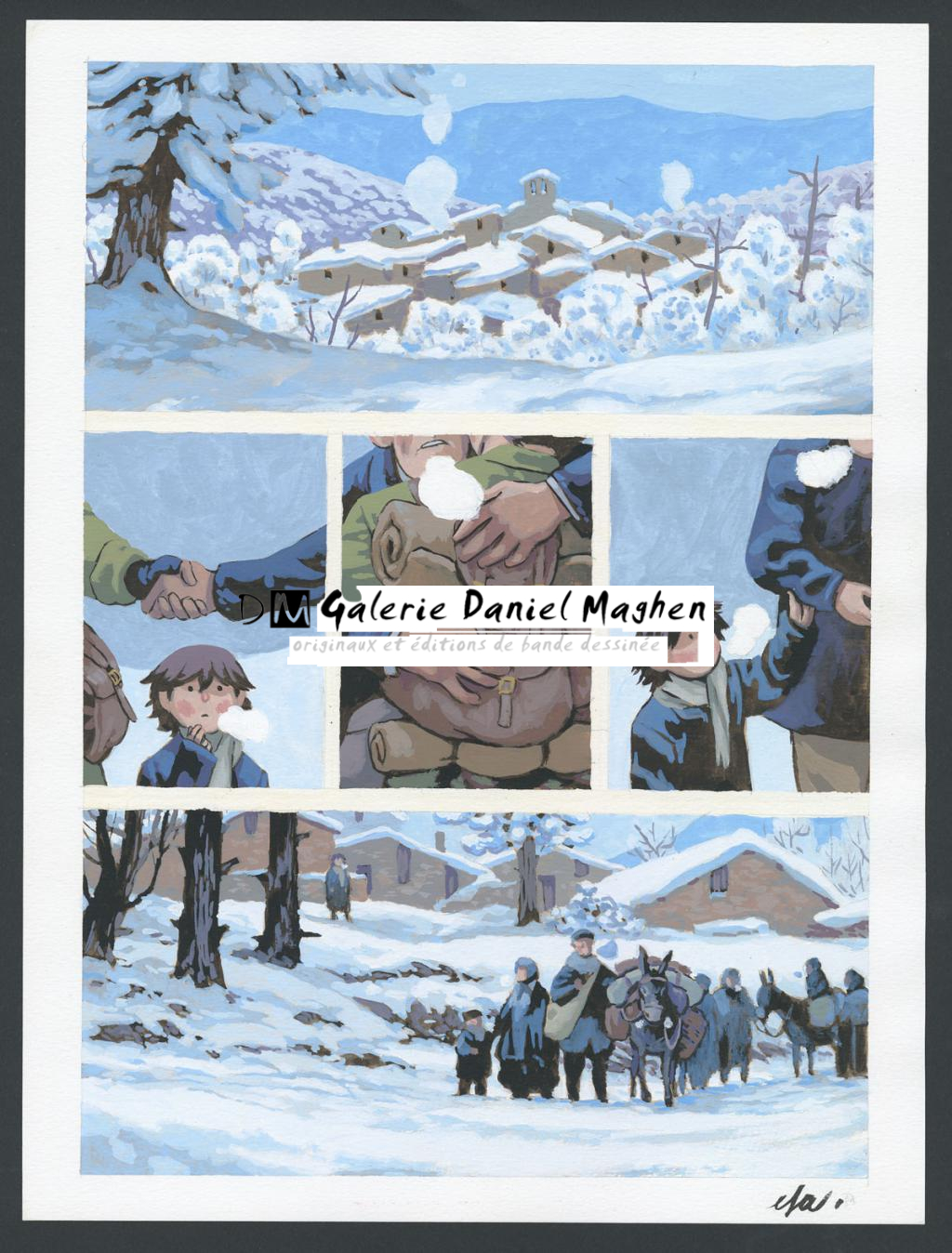 Planche originale n°37 - Efa - Gouache sur papier - 4203