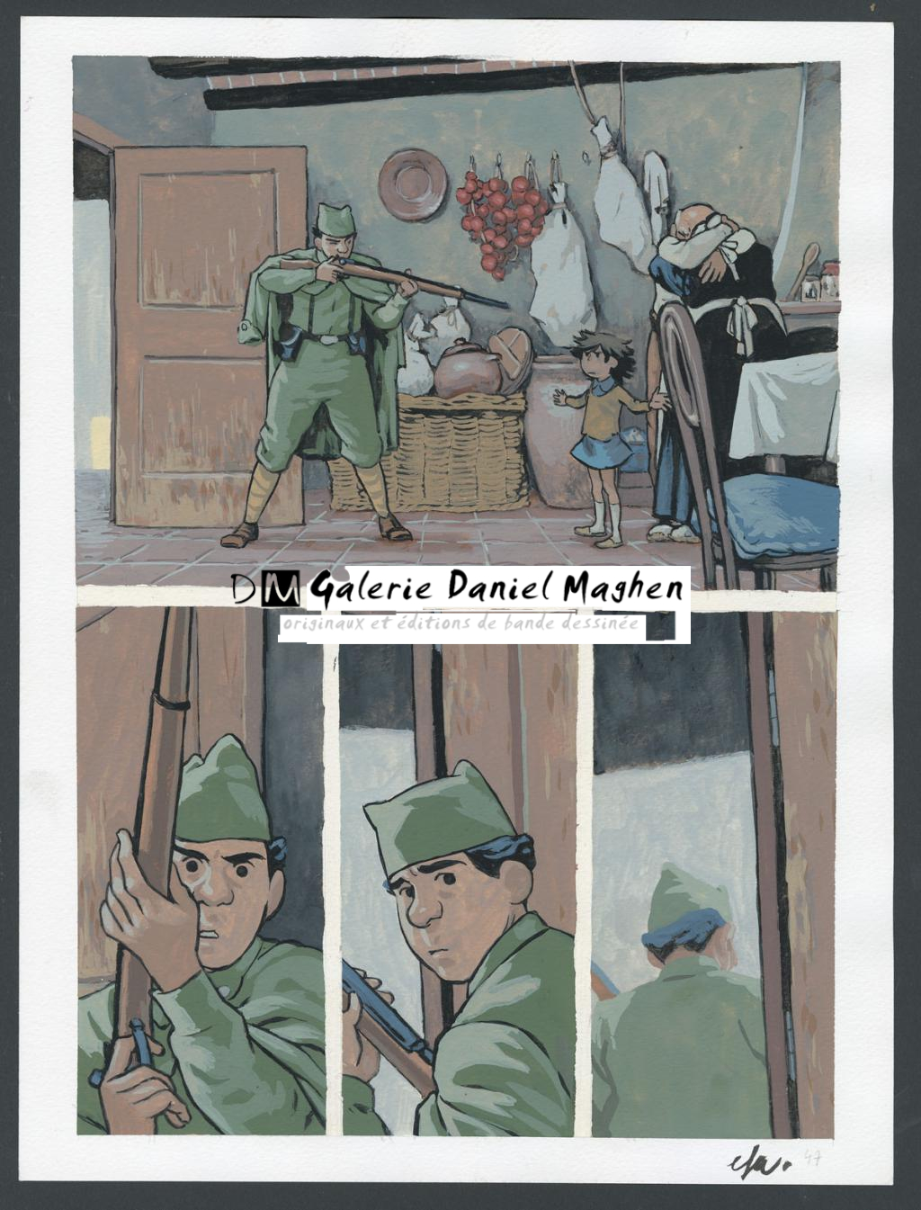 Planche originale n°47 - Efa - Gouache sur papier - 4199