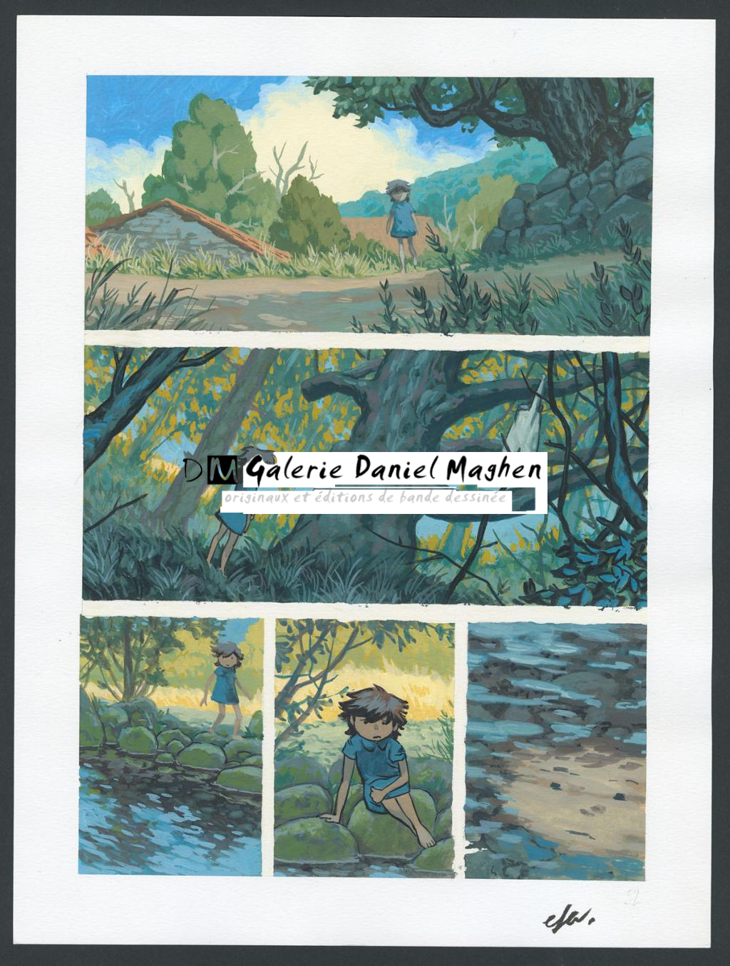 Planche originale n°52 - Efa - Gouache sur papier - 4200