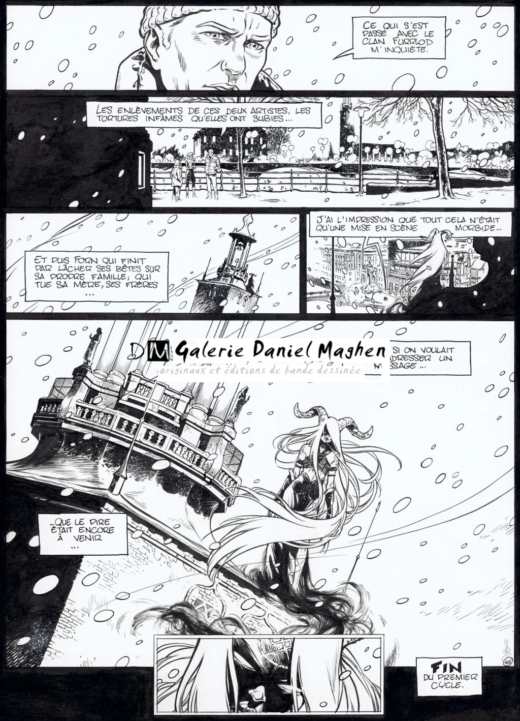 planche originale - Jean Charles Poupard - Encre de Chine et gouache blanche - 4929