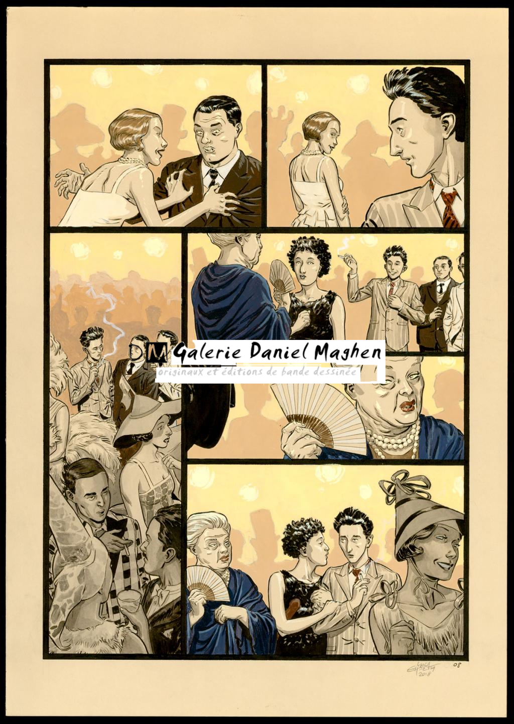 Planche originale 08 - Erbetta Luca - Gouache et encre de Chine - 4090