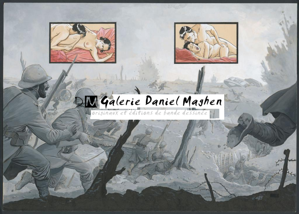 Double planche originale 79 et 80 - Erbetta Luca - Gouache et encre de Chine - 4087