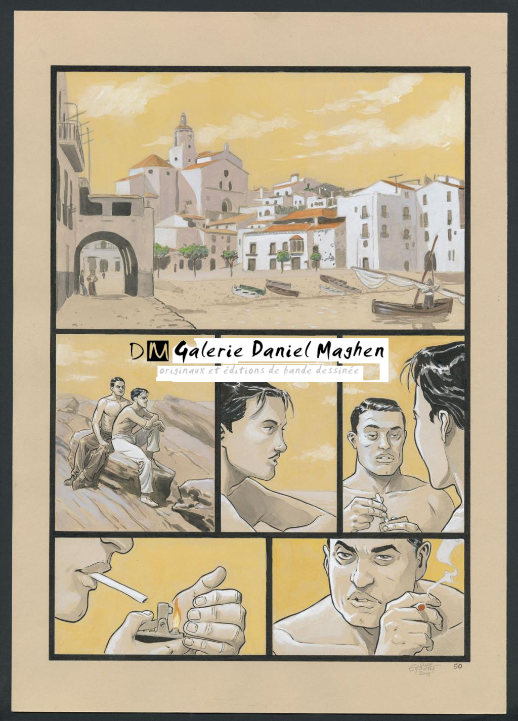 Planche originale 50 - Erbetta Luca - Gouache et encre de Chine - 4083