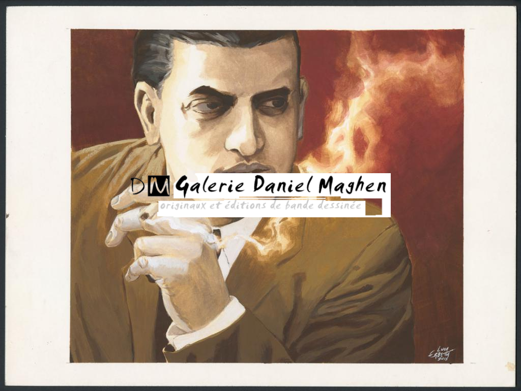 Couverture originale - Erbetta Luca - Gouache et encre de Chine - 4308