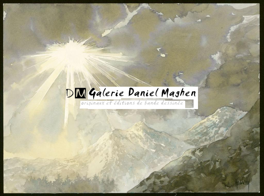 Double planche originale 284 et 285 - Jean-Paul Krassinsky - Aquarelle et encre de Chine - 3886